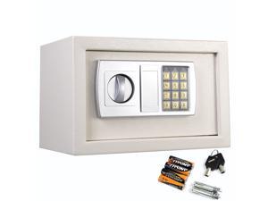 12.5" Electronic Keypad Digital Lock Safe Box Cash Jewelry Gun White USA Stock 12.5" Electronic Keypad Digital Lock Safe Box Cash Jewelry Gun White USA Stock