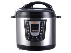 1000 Watt 6-Quart Electric Pressure Cooker Brushed Stainless Steel 1000 Watt 6-Quart Electric Pressure Cooker Brushed Stainless Steel
