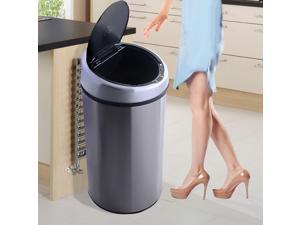 Touchless Automatic Infrared Sensor Trash Can 13.2 Gallon Stainless Steel Touchless Automatic Infrared Sensor Trash Can 13.2 Gallon Stainless Steel