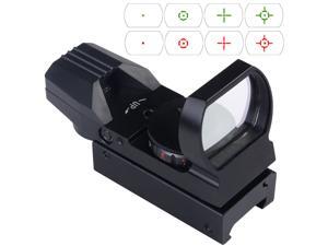Tactical Holographic Reflex Red Green Dot Sight 4 Type Reticle for 20mm Rails Tactical Holographic Reflex Red Green Dot Sight 4 Type Reticle for 20mm Rails