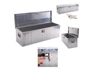 49" Aluminum Truck Pickup ATV Camper Tool Box Trailer Flatbed RV Storage W/ Lock 49" Aluminum Truck Pickup ATV Camper Tool Box Trailer Flatbed RV Storage W/ Lock