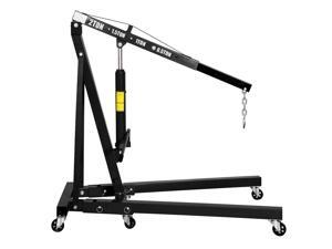 2 TON 4000 lb Engine Motor Hoist Cherry Picker Shop Crane Lift Black 2 TON 4000 lb Engine Motor Hoist Cherry Picker Shop Crane Lift Black