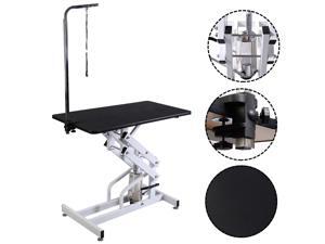 42.5'' x 23.6'' Z-Lift Hydraulic Pet Dog Adjustable Grooming Table W/Arm&Noose 42.5'' x 23.6'' Z-Lift Hydraulic Pet Dog Adjustable Grooming Table W/Arm&Noose
