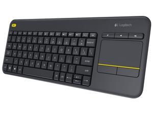 NEW Logitech Wireless Touch Keyboard K400 Plus with Built-In Touchpad for Internet-Connected TVs NEW Logitech Wireless Touch Keyboard K400 Plus with Built-In Touchpad for Internet-Connected TVs