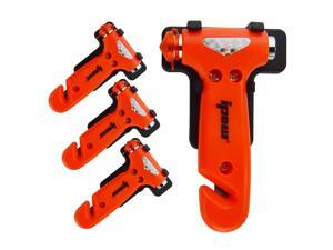 IPOW Car Safety Antiskid Hammer Seatbelt Cutter Emergency Class/Window Punch Breaker Auto Rescue Disaster Escape Life-Saving Hammer Tool,4 Pack IPOW Car Safety Antiskid Hammer Seatbelt Cutter Emergency Class/Window Punch Breaker Auto Rescue Disaster Escape Life-Saving Hammer Tool,4 Pack