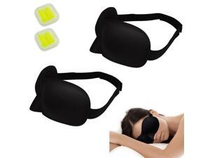 Lightweight Comfortable Soft Contoured Sleep Eye Mask Shades Blinder Drapes & Ear Plugs,Perfect for Men,Women,Children and Shift Workers, Adjustable Size, 2 Pack Lightweight Comfortable Soft Contoured Sleep Eye Mask Shades Blinder Drapes & Ear Plugs,Perfect for Men,Women,Children and Shift Workers, Adjustable Size, 2 Pack