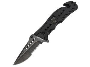 United Cutlery Black Legion SKULL RESCUE FOLDER BLACK BV271 United Cutlery Black Legion SKULL RESCUE FOLDER BLACK BV271