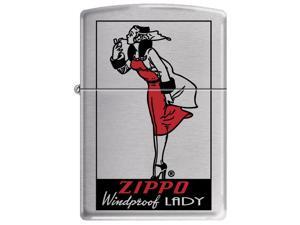 Zippo 205 Satin- Lady Windproof Pocket Lighter 205CI003567 Zippo 205 Satin- Lady Windproof Pocket Lighter 205CI003567