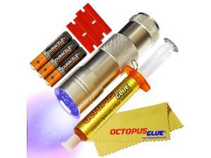 Octopus Glue® - Liquid Optically Clear Adhesive (Loca) 3 ml Graduated Syringe + UV Flashlight & Batteries for Phone Glass, Digitizer, LCD Repair Octopus Glue® - Liquid Optically Clear Adhesive (Loca) 3 ml Graduated Syringe + UV Flashlight & Batteries for Phone Glass, Digitizer, LCD Repair