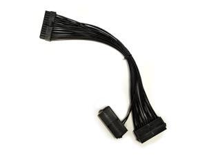 24 Pin Dual Power Supply Adapter Cable For PC ATX Motherboard Add On Second Power Supply BTC ETH Ethereum 24 Pin Dual Power Supply Adapter Cable For PC ATX Motherboard Add On Second Power Supply BTC ETH Ethereum