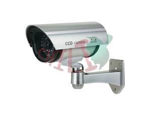 LTS DUM-501E Blinking Red LED Dummy Silver Bullet Camera with Plastic Housing LOOK VERY REAL LTS DUM-501E Blinking Red LED Dummy Silver Bullet Camera with Plastic Housing LOOK VERY REAL
