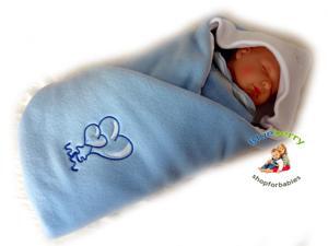 BlueberryShop LUXURIOUS FLEECE VERY WARM Swaddle Wrap, Blanket, Sleeping Bag baby shower GIFT PRESENT 0-3m BlueberryShop LUXURIOUS FLEECE VERY WARM Swaddle Wrap, Blanket, Sleeping Bag baby shower GIFT PRESENT 0-3m