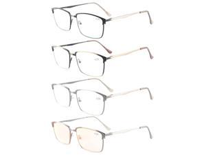 Eyekepper 4-Pack Readers Quality Spring Hings Brushed Metal Reading glasses Included Computer Glasses +3.5 Eyekepper 4-Pack Readers Quality Spring Hings Brushed Metal Reading glasses Included Computer Glasses +3.5