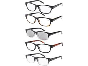 Eyekepper 5-pack Spring Hinges Vintage Reading Glasses Includes Sunglasses Readers +1.50 Eyekepper 5-pack Spring Hinges Vintage Reading Glasses Includes Sunglasses Readers +1.50