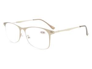 Eyekepper Readers Quality Spring Temples Metal Reading Glasses Silver +1.0 Eyekepper Readers Quality Spring Temples Metal Reading Glasses Silver +1.0