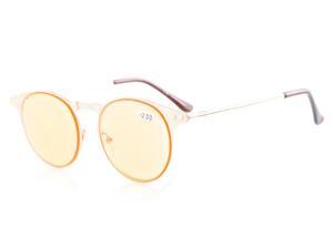 Eyekepper Metal Round Frame Spring Temples Computer Glasses Computer Reading Glasses Computer Eyeglasses Readers +1.0 Eyekepper Metal Round Frame Spring Temples Computer Glasses Computer Reading Glasses Computer Eyeglasses Readers +1.0