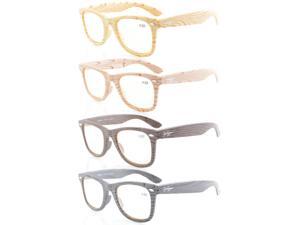 Eyekepper 4-pack Readers Bamboo Wood Design Classic Computer Glasses Computer Reading Glasses +1.75 Eyekepper 4-pack Readers Bamboo Wood Design Classic Computer Glasses Computer Reading Glasses +1.75