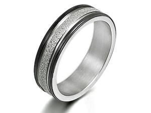 Gemini Women's Muti Tone Promise Anniversary Couple Wedding Titanium Ring width 4mm US Size 11 Valentine's Day Gift Gemini Women's Muti Tone Promise Anniversary Couple Wedding Titanium Ring width 4mm US Size 11 Valentine's Day Gift