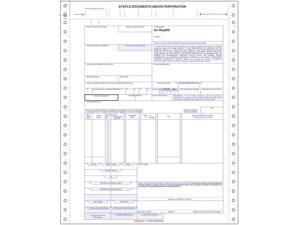 International Air Waybill form, 6 part Continuous, 8-1/2" x 24". 250 per Carton International Air Waybill form, 6 part Continuous, 8-1/2" x 24". 250 per Carton