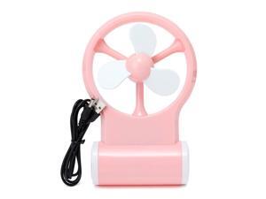 Portable Flexible Mini Cooling Fan Cooler Operated Computer USB - Pink Portable Flexible Mini Cooling Fan Cooler Operated Computer USB - Pink