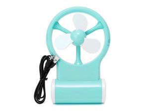 Portable Flexible Mini Cooling Fan Cooler Operated Computer USB - Blue Portable Flexible Mini Cooling Fan Cooler Operated Computer USB - Blue