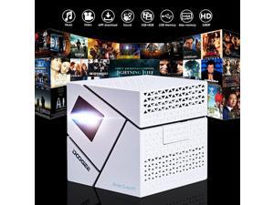 DOOGEE P1 DLP Andriod 4.4 WIFI Wireless 1080P Portable LED Pocket Projector HD Home Cinema Beamer White DOOGEE P1 DLP Andriod 4.4 WIFI Wireless 1080P Portable LED Pocket Projector HD Home Cinema Beamer White