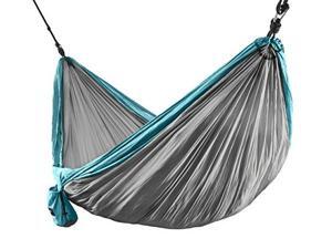 ErgaLogik Camping Hammock (Blue/Grey) ErgaLogik Camping Hammock (Blue/Grey)