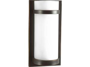 Progress 1-Light Wall Sconce Opal Etched Glass in Antique Bronze - P7052-20EB Progress 1-Light Wall Sconce Opal Etched Glass in Antique Bronze - P7052-20EB