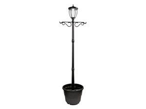Terrace Solar Powered Lamp Post and 18.5in Planter Terrace Solar Powered Lamp Post and 18.5in Planter