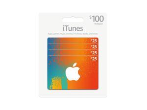 $100 iTunes Gift Card Multipack, 4x$25 $100 iTunes Gift Card Multipack, 4x$25
