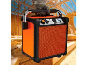 ION Audio Job Rocker Plus | Portable Heavy-Duty Jobsite Bluetooth Speaker System with AM/FM Radio + Mic Input (Orange) ION Audio Job Rocker Plus | Portable Heavy-Duty Jobsite Bluetooth Speaker System with AM/FM Radio + Mic Input (Orange)