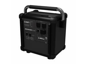 ION Audio Job Rocker Plus | Portable Heavy-Duty Jobsite Bluetooth Speaker System with AM/FM Radio + Mic Input (Black) ION Audio Job Rocker Plus | Portable Heavy-Duty Jobsite Bluetooth Speaker System with AM/FM Radio + Mic Input (Black)