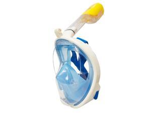 Snorkel Master Blue Full Face Snorkel Mask with GoPro Attachment, L/XL Snorkel Master Blue Full Face Snorkel Mask with GoPro Attachment, L/XL