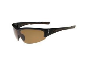 Beton - Rannier - Polarized Shatterproof Shield Lens TR-90 Semi-Rimless Sports Sunglasses 68mm (Matte Black / Brown) Beton - Rannier - Polarized Shatterproof Shield Lens TR-90 Semi-Rimless Sports Sunglasses 68mm (Matte Black / Brown)