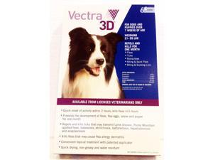 Vectra 3d For Dogs And Puppies - Blue (21-55 Lb) - 6 Doses Vectra 3d For Dogs And Puppies - Blue (21-55 Lb) - 6 Doses