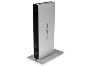 StarTech.com DVI Dual-Monitor Docking Station for Laptops - HDMI and VGA Adapters - USB 3.0 - Universal Laptop Dock StarTech.com DVI Dual-Monitor Docking Station for Laptops - HDMI and VGA Adapters - USB 3.0 - Universal Laptop Dock