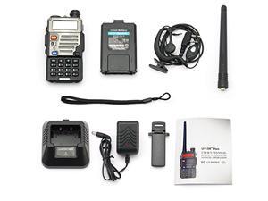 Baofeng Black UV-5R+ Plus Dual-Band 136-174/400-480 MHz FM Ham Two-way Radio Baofeng Black UV-5R+ Plus Dual-Band 136-174/400-480 MHz FM Ham Two-way Radio