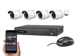 Aposonic 4CH 1080P High Definition AHD DVR with 4x 1080P 2MP Day & Night Weatherproof Cameras, Mobile Viewing CCTV Surveillance Bundle Kit Aposonic 4CH 1080P High Definition AHD DVR with 4x 1080P 2MP Day & Night Weatherproof Cameras, Mobile Viewing CCTV Surveillance Bundle Kit
