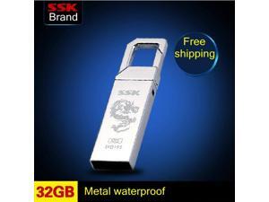 SSK SFD195 USB Flash Drive 100% 32GB Pen Drive Metal Waterproof Memory Usb Stick -inUSB Flash Drives SSK SFD195 USB Flash Drive 100% 32GB Pen Drive Metal Waterproof Memory Usb Stick -inUSB Flash Drives
