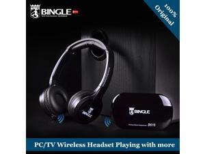 Bingle B616 Wireless headphone Computer tv earphone Multifunction Wireless Headset Headphone with FM Radio for PC TV Audio Bingle B616 Wireless headphone Computer tv earphone Multifunction Wireless Headset Headphone with FM Radio for PC TV Audio