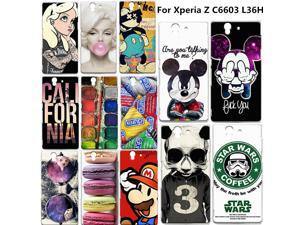 For Sony Xperia Z Phone Cases Ultra Thin Painted Hard Plastic Protective Skin Back Cover Case for Sony Xpeira Z L36h For Sony Xperia Z Phone Cases Ultra Thin Painted Hard Plastic Protective Skin Back Cover Case for Sony Xpeira Z L36h