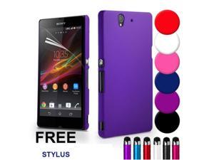 For Sony Xperia Z L36H Case, Luxury Rubber Matte Hard Case for Sony Xperia Z L36H C6603 C6002 Mobile Phone Shell Back Cover For Sony Xperia Z L36H Case, Luxury Rubber Matte Hard Case for Sony Xperia Z L36H C6603 C6002 Mobile Phone Shell Back Cover