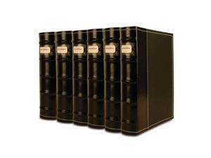 Bellagio-Italia Black Leather CD/DVD Binder 6 pack Bellagio-Italia Black Leather CD/DVD Binder 6 pack