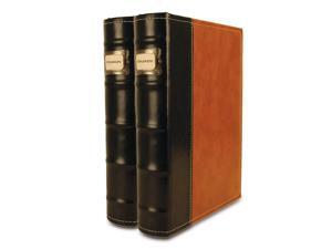 Bellagio-Italia Brown Leather CD/DVD Binder 2 pack Bellagio-Italia Brown Leather CD/DVD Binder 2 pack