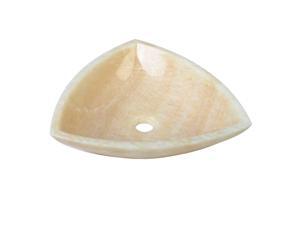 Bathroom Stone Vessel Sink Honey Onyx Triangle | Renovators Supply Bathroom Stone Vessel Sink Honey Onyx Triangle | Renovators Supply
