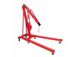 2 Ton Folding Engine Hoist Cherry Picker Shop Crane Lift w/ 8 Ton Hydraulic Ram 2 Ton Folding Engine Hoist Cherry Picker Shop Crane Lift w/ 8 Ton Hydraulic Ram