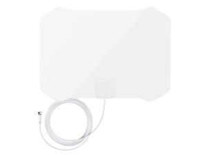 Antop AT-133 Indoor TV Antenna - 35 Mile - Super Slim 0.02" - Piano White - Table Stand - 10ft Cable - 4K UHD Ready Antop AT-133 Indoor TV Antenna - 35 Mile - Super Slim 0.02" - Piano White - Table Stand - 10ft Cable - 4K UHD Ready