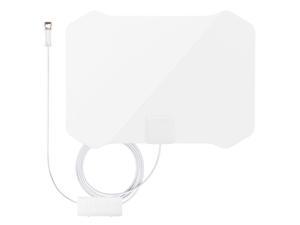 Antop AT-133B Indoor TV Antenna - With Inline Smart Pass Amplifier- 35/50 Mile Smart Range - Super Slim 0.02" - Piano White - Table Stand - 10ft Cable - 4K UHD Ready Antop AT-133B Indoor TV Antenna - With Inline Smart Pass Amplifier- 35/50 Mile Smart Range - Super Slim 0.02" - Piano White - Table Stand - 10ft Cable - 4K UHD Ready