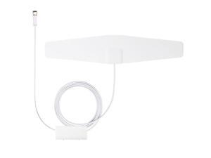 Antop AT-120B Indoor TV Antenna - With Inline Smart Pass Amplifier- 30/45 Mile Smart Range - Super Slim 0.02" - Black/White Reversible - Table Stand - 10ft Cable - 4K UHD Ready Antop AT-120B Indoor TV Antenna - With Inline Smart Pass Amplifier- 30/45 Mile Smart Range - Super Slim 0.02" - Black/White Reversible - Table Stand - 10ft Cable - 4K UHD Ready