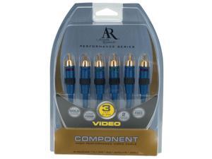 Acoustic Research AP090 3 pc Red/Blue/Green Compoment Video Cable (3 feet) Acoustic Research AP090 3 pc Red/Blue/Green Compoment Video Cable (3 feet)